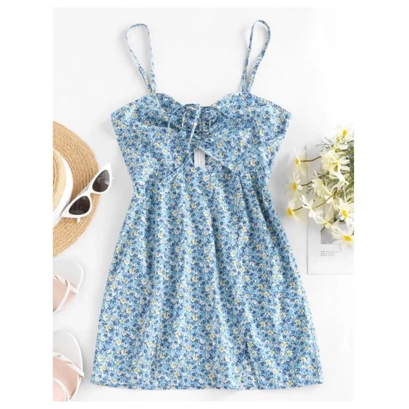 princess polly baby blue dress Floral Print Indian Casual Women Long Kaftan Hippie Sexy Plus Size Maxi Dress  Boho Tunic - Lavinas